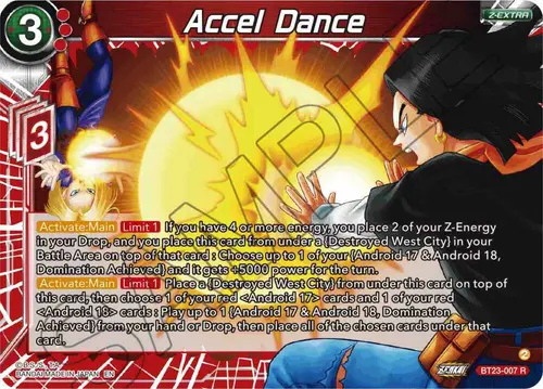 Accel Dance card art