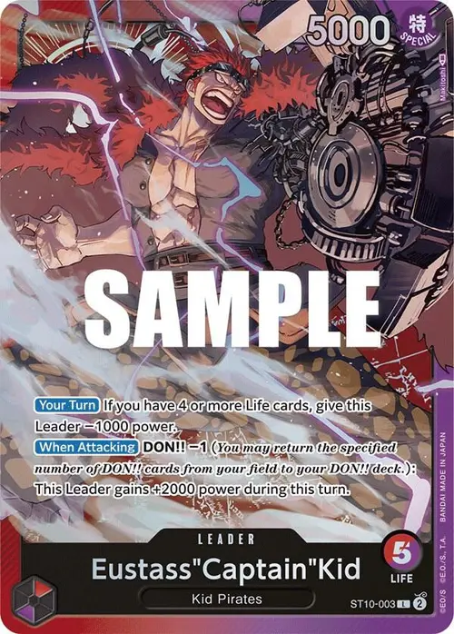 Eustass"Captain"Kid (003) card art