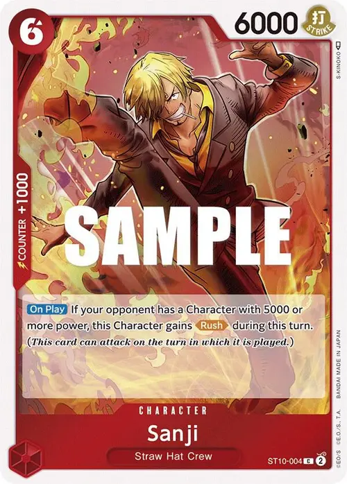 Sanji card art