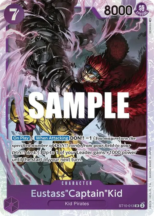 Eustass"Captain"Kid (013) card art