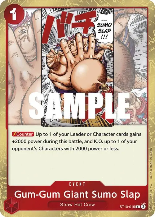 Gum-Gum Giant Sumo Slap card art