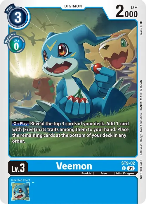 Veemon (ST9-02) (NYCC 2023 Demo Deck) card art