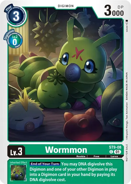 Wormmon (NYCC 2023 Demo Deck) card art