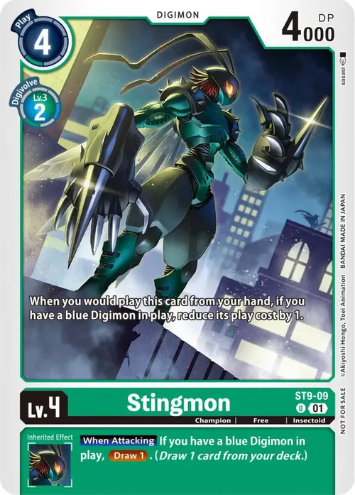 Stingmon (ST9-09) (NYCC 2023 Demo Deck) card art