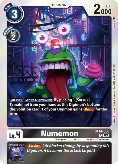 Numemon card art