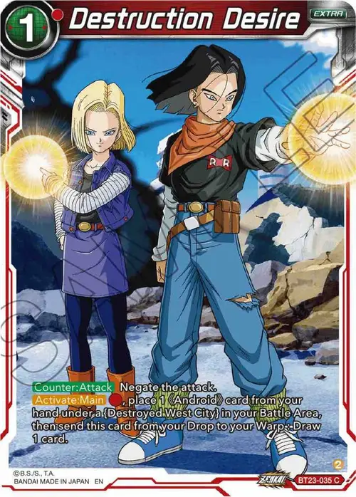 Destruction Desire card art