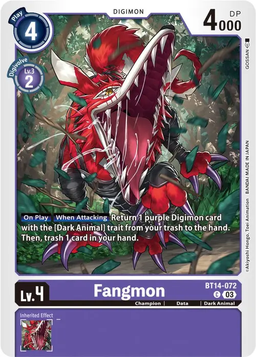 Fangmon card art
