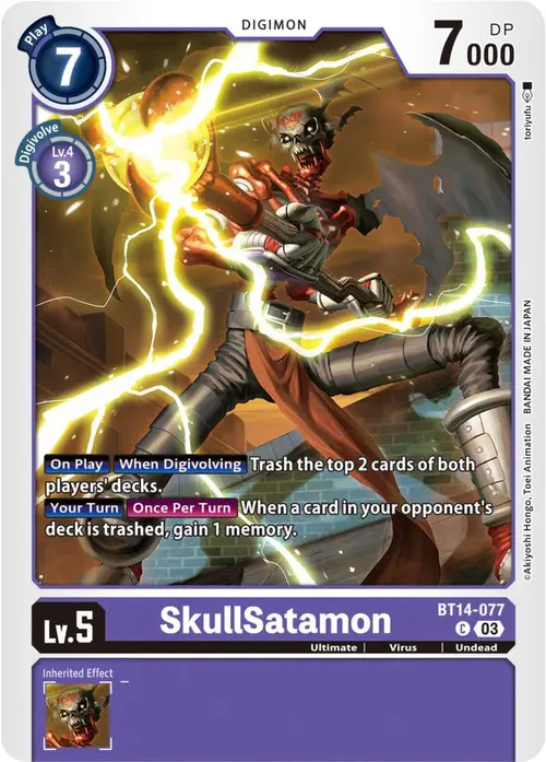 SkullSatamon card art