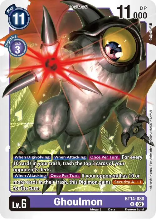 Ghoulmon card art
