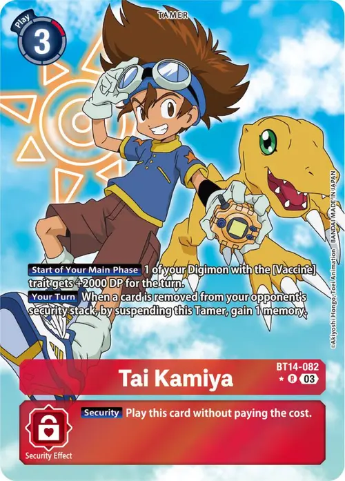 Tai Kamiya (Alternate Art) card art