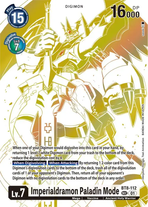 Imperialdramon Paladin Mode (Blast Ace Special Edition) card art