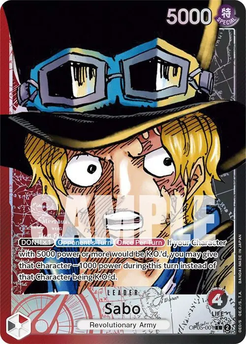 Sabo (001) (Alternate Art) card art