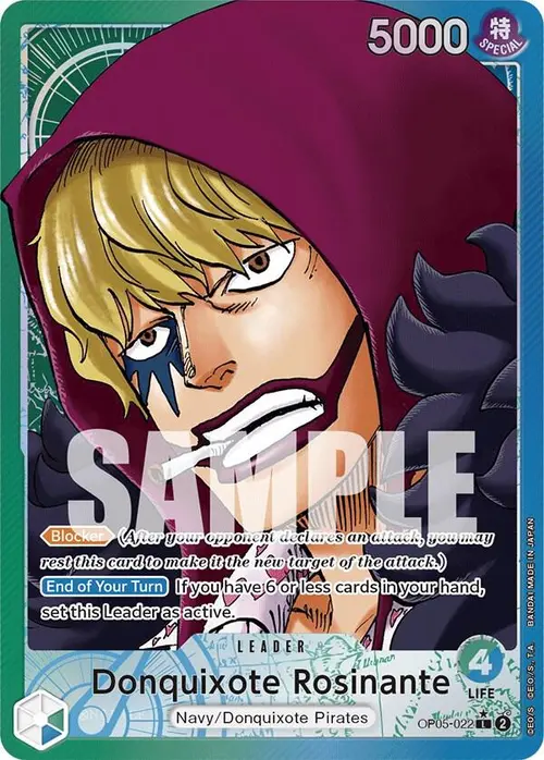 Donquixote Rosinante (022) (Alternate Art) card art
