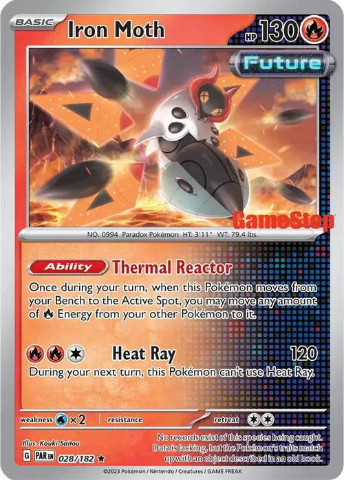 Iron Moth - 028/182 (Gamestop Promo) card art