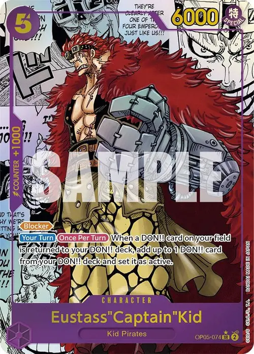 Eustass"Captain"Kid (Alternate Art) (Manga) card art
