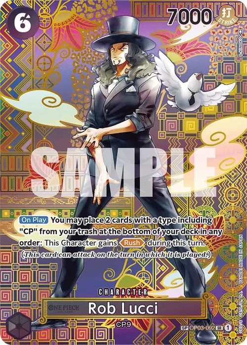 Rob Lucci (092) (SP) card art