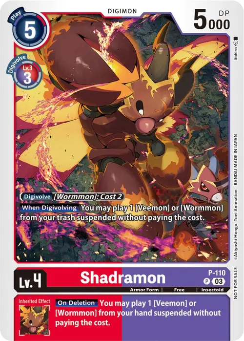 Shadramon - P-110 (3rd Anniversary Survey Pack) card art