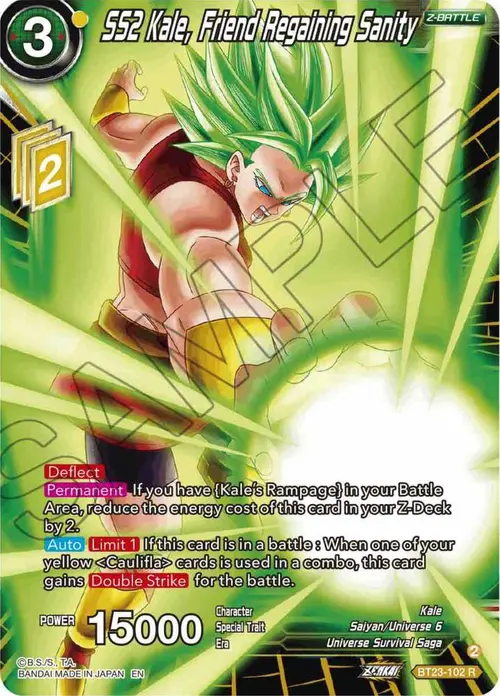 SS2 Kale, Friend Regaining Sanity card art