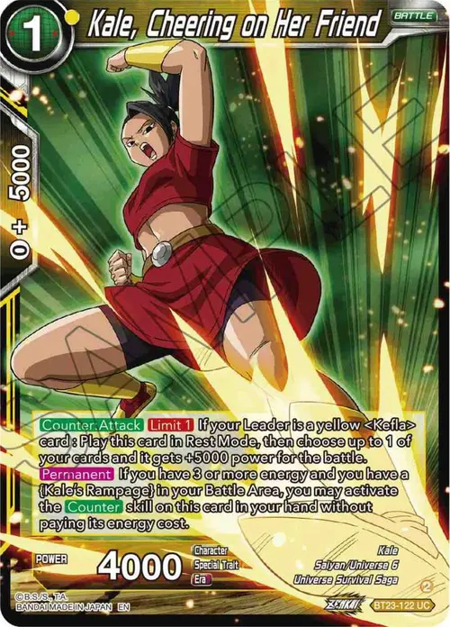 Kale, Cheering on Her Friend card art