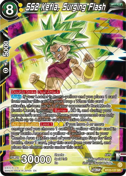 SS2 Kefla, Surging Flash card art