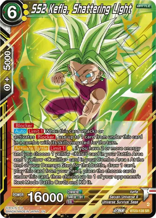 SS2 Kefla, Shattering Light card art
