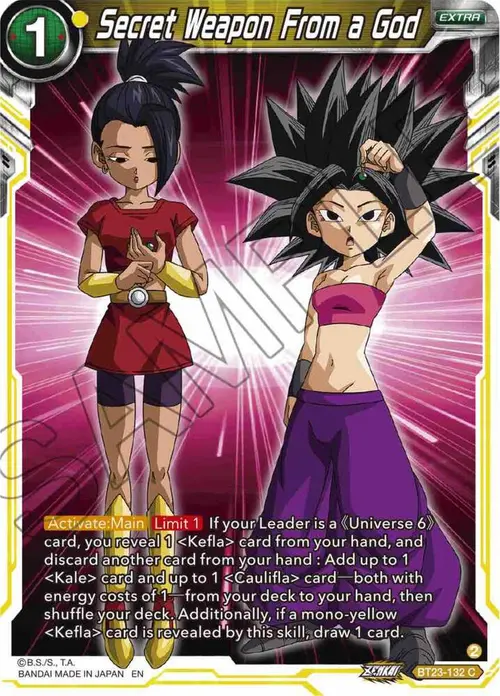 Secret Weapon From a God card art