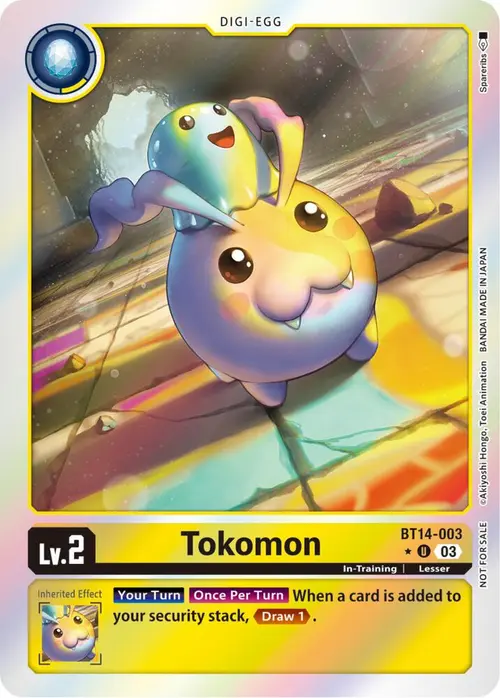 Tokomon (Blast Ace Box Promotion Pack) card art