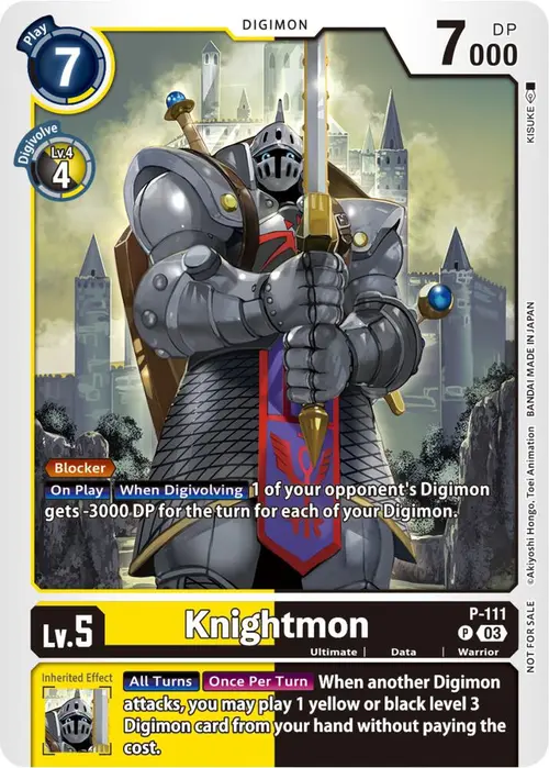 Knightmon - P-111 (3rd Anniversary Survey Pack) card art