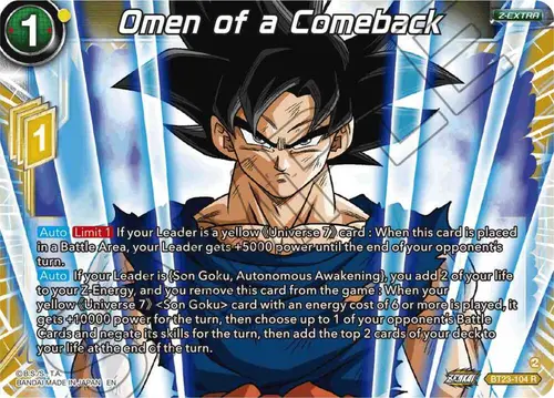 Omen of a Comeback card art