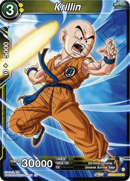 Krillin card art