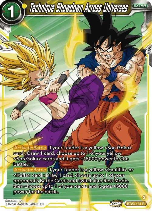 Technique Showdown Across Universes card art