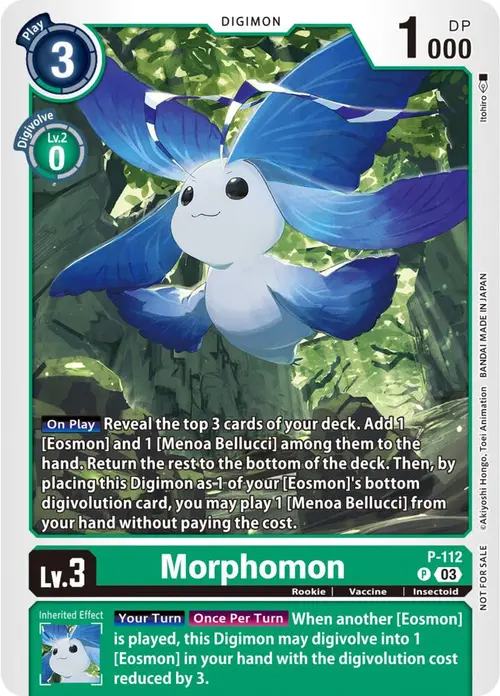 Morphomon - P-112 (3rd Anniversary Survey Pack) card art