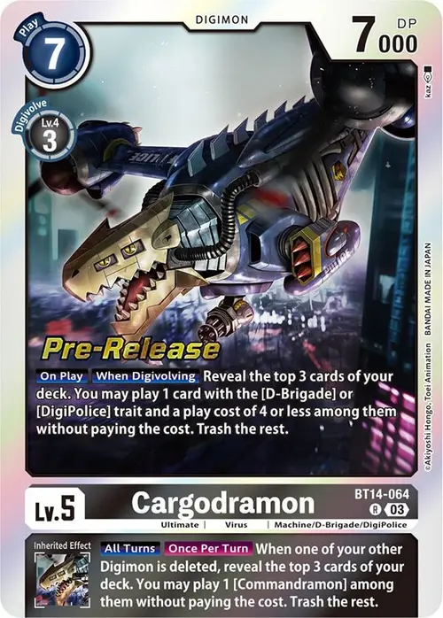Cargodramon card art