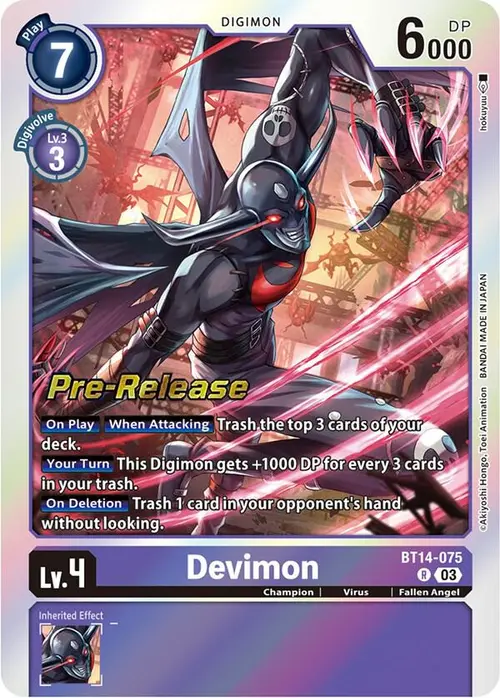 Devimon card art