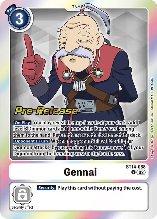 Gennai card art