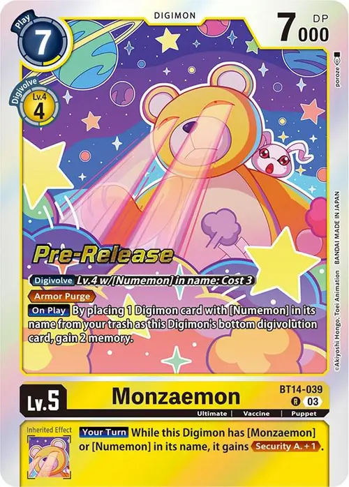 Monzaemon card art