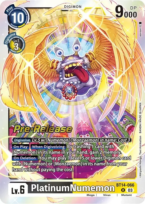 PlatinumNumemon card art