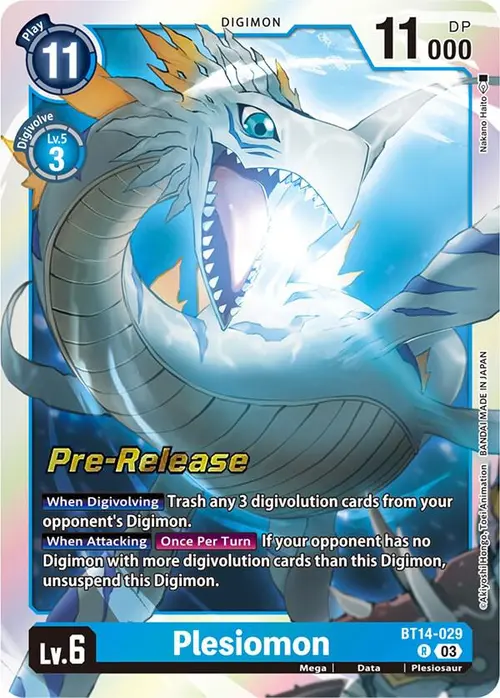 Plesiomon card art