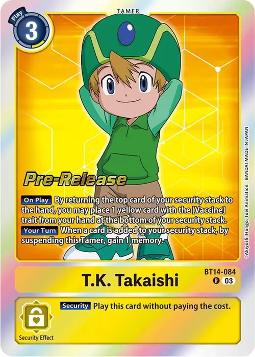 T.K. Takaishi card art