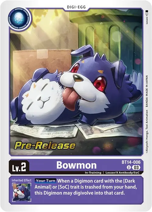 Bowmon card art