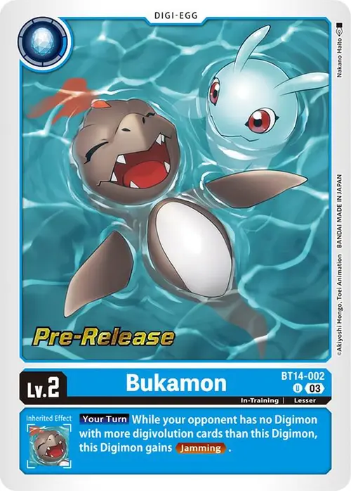 Bukamon card art