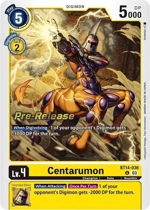 Centarumon card art