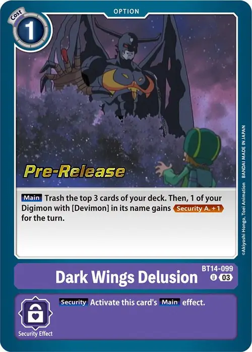 Dark Wings Delusion card art