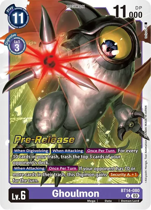 Ghoulmon card art