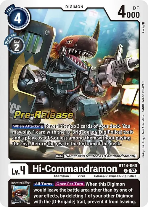 Hi-Commandramon card art