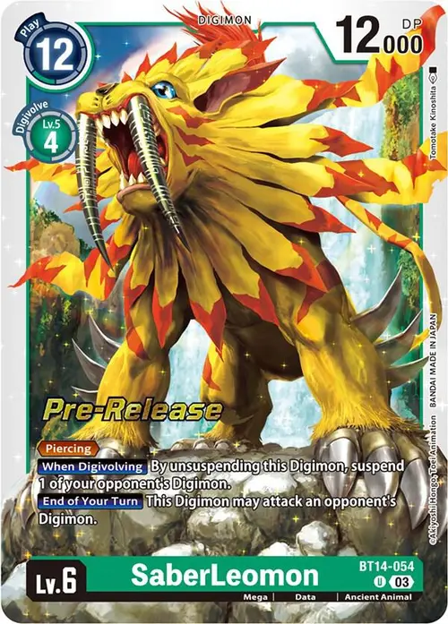 SaberLeomon card art