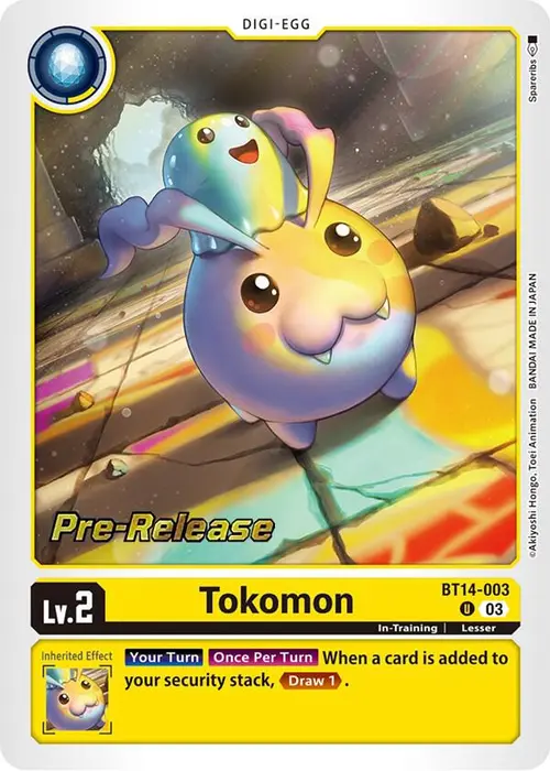 Tokomon card art