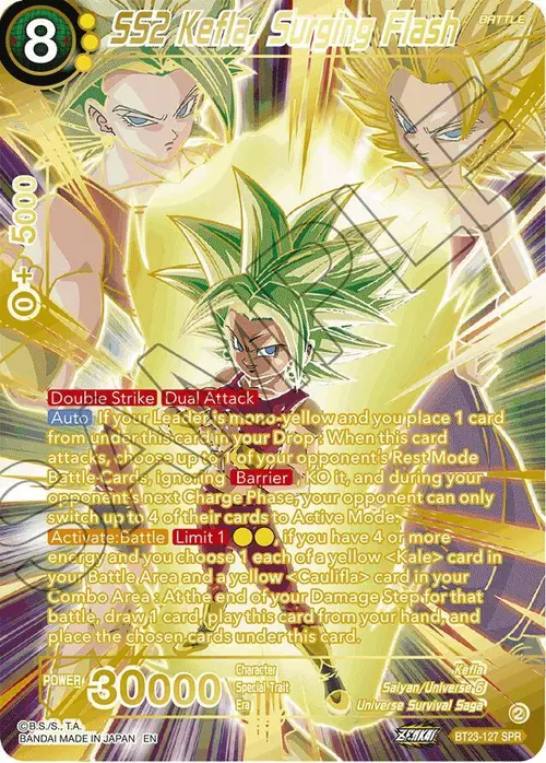 SS2 Kefla, Surging Flash (SPR) card art