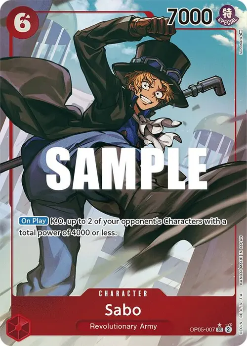 Sabo (007) (Alternate Art) card art
