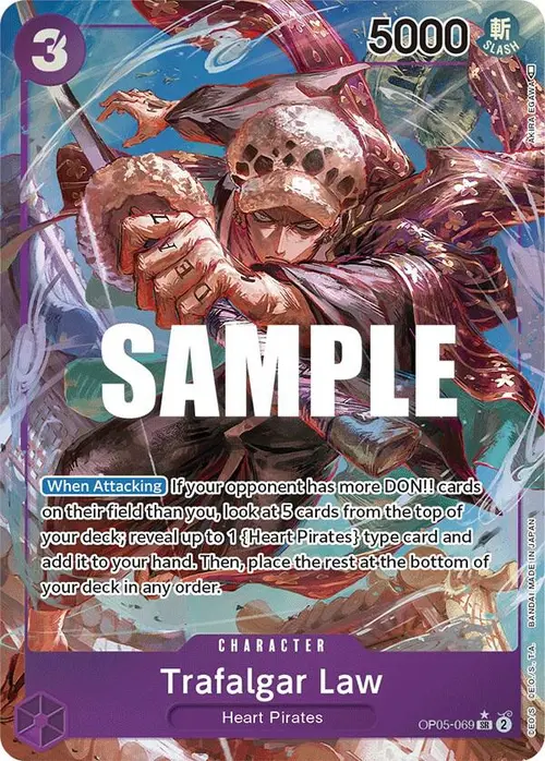 Trafalgar Law (Alternate Art) (069) card art